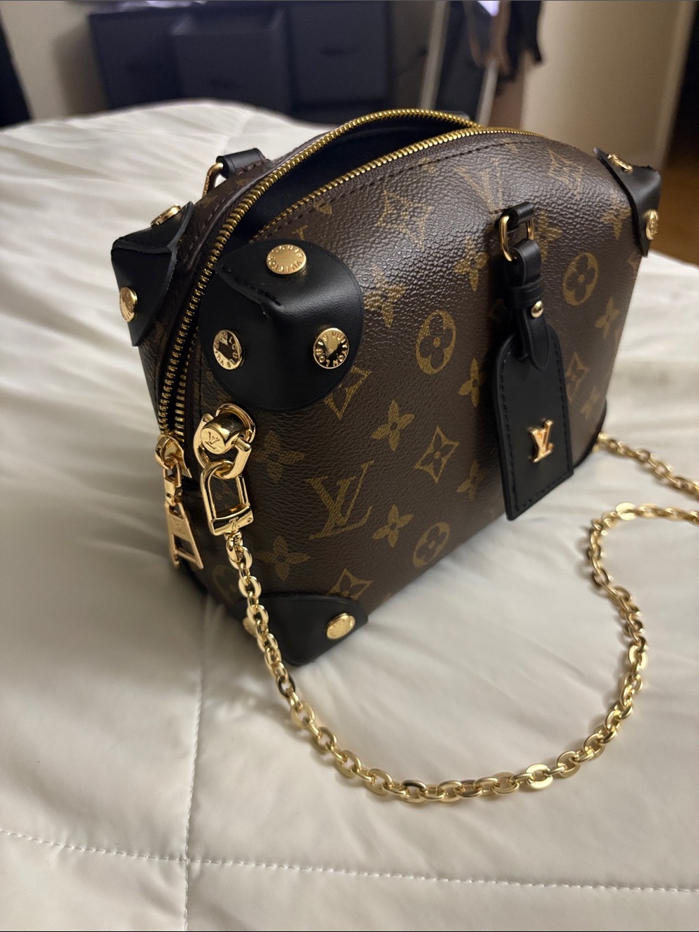 L V inspired soft trunk bag - Picture 2 of 8